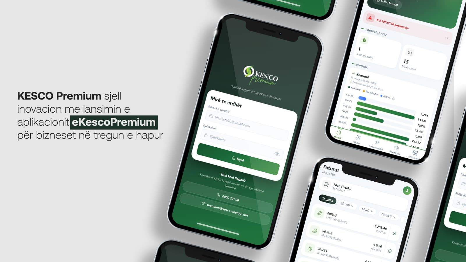 KESCO Premium me risi – lanson aplikacionin eKescoPremium për bizneset në treg të hapur