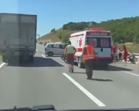 Aksident i rëndë në autostradën "Ibrahim Rugova" (FOTO)