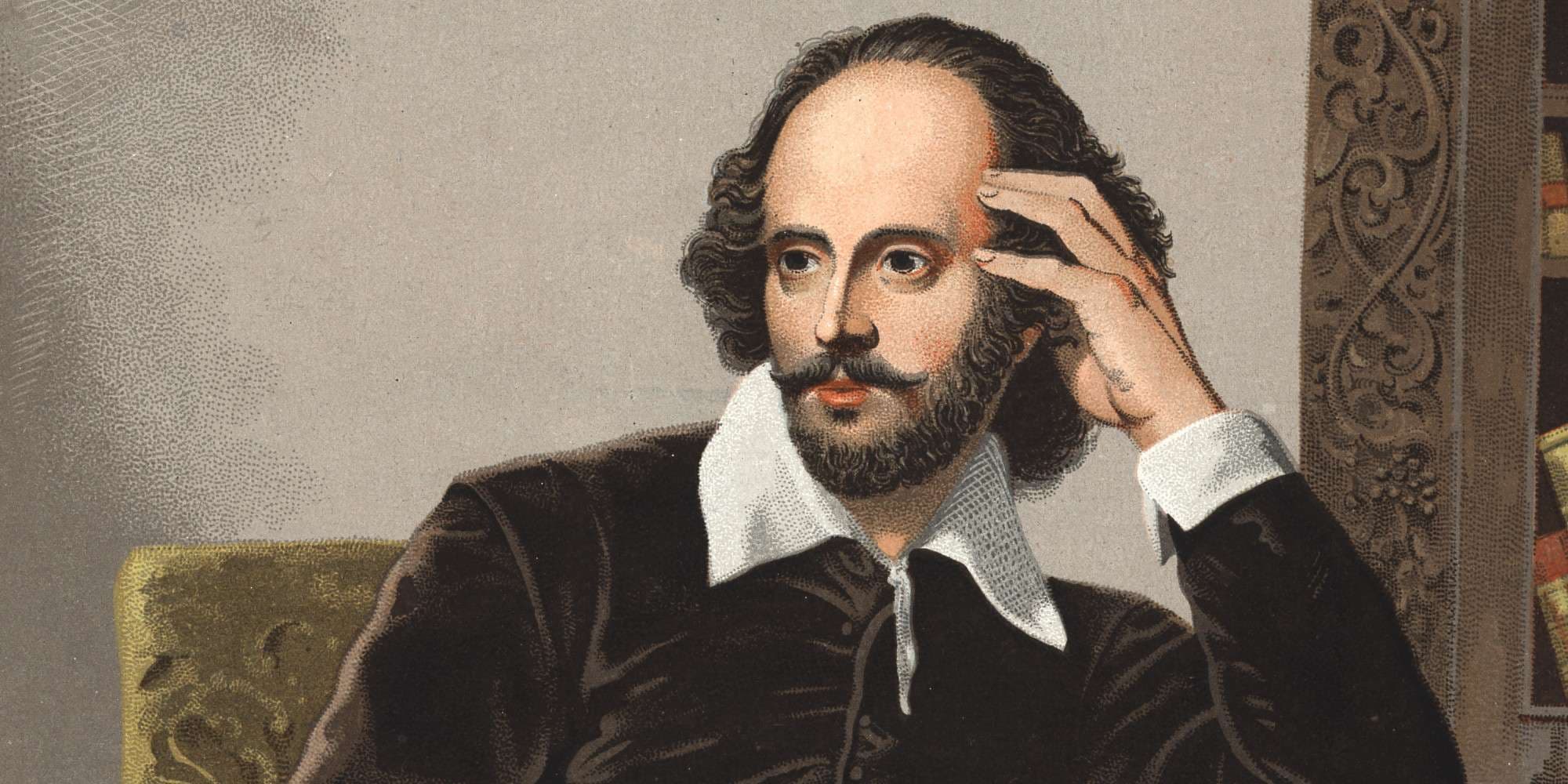 Portreti i Shakespeare po e humb mjekrën (Foto)