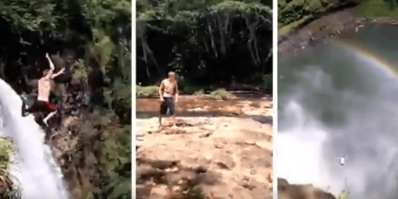 Bie nga 70 metra lartësi dhe shpëton (VIDEO)