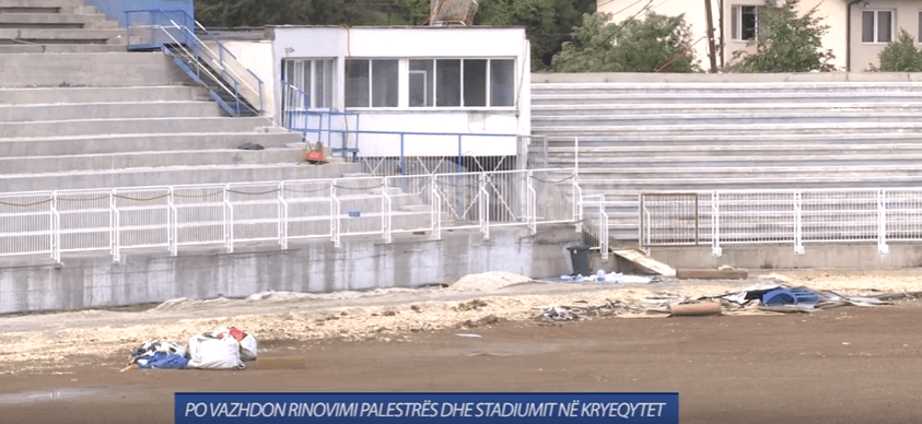 Po vazhdon rinovimi palestrës dhe stadiumit në kryeqytet (VIDEO)