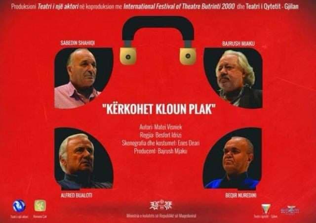 "Kërkohet një kloun plak", premierë në teatrin e Gjilanit
