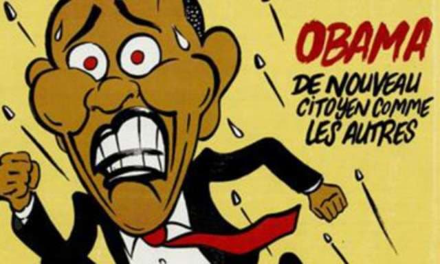 Satira e “hidhur” e “Charlie Hebdo” për Barack Obama