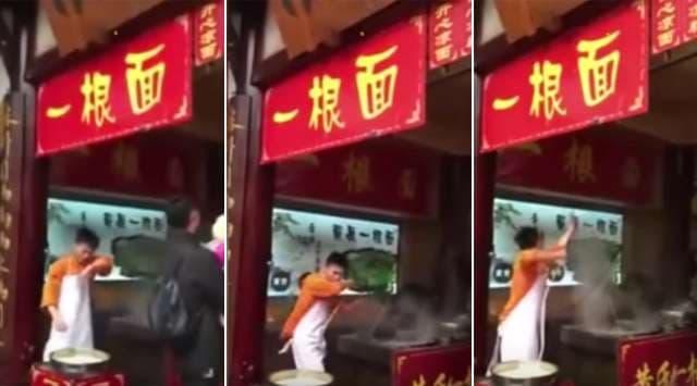 Kuzhinieri më i çuditshëm që keni parë! (VIDEO)