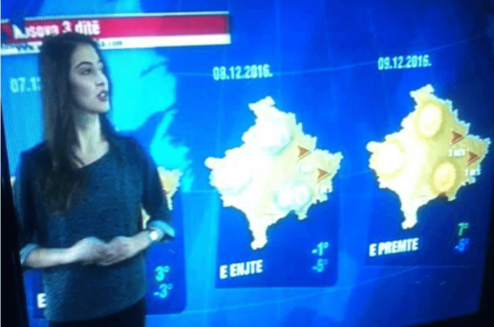 Vanesa ngrit temperaturat, ngrohë kosovarët