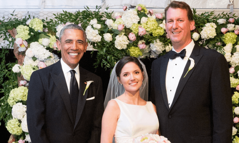 Obama dëshmitar në dasmën e anëtarit të stafit të tij (FOTO)