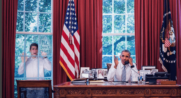 Artisti që “paraqitet” në krejt fotografitë e Obamas