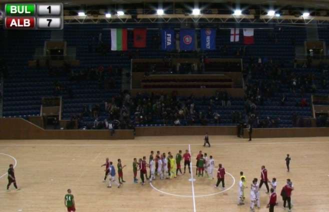 Shqipëria mposht Bullgarinë në Futsall