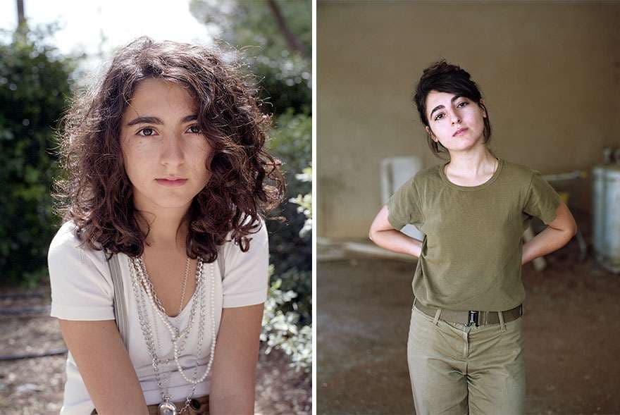 Fotografi të bukura të adoleshenteve izraelite para dhe pas 5 viteve