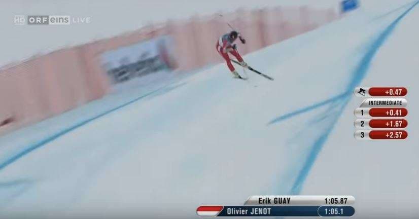 Rrëzimi i tmerrshëm i skiatorit (VIDEO)