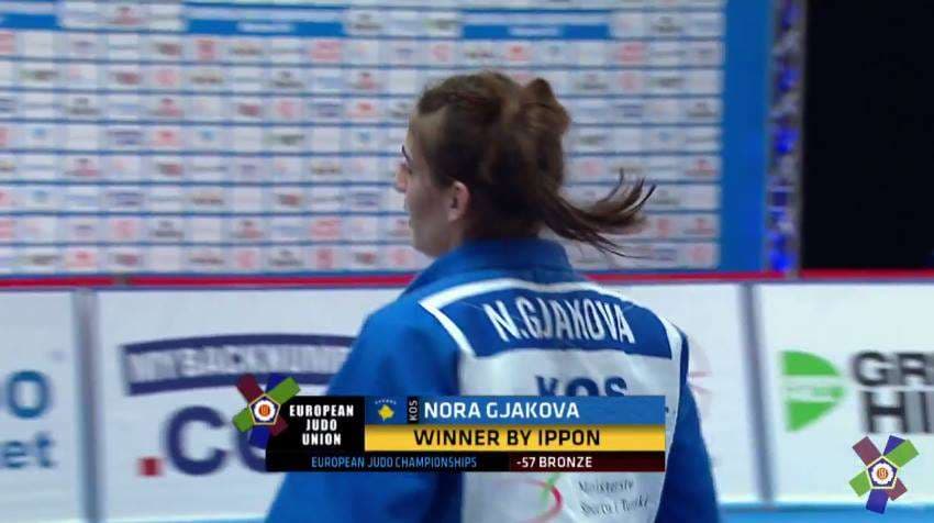 Nora Gjakova fiton të bronztën