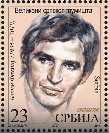 Bekim Fehmiu sërish në pullë postare – tash në Serbi