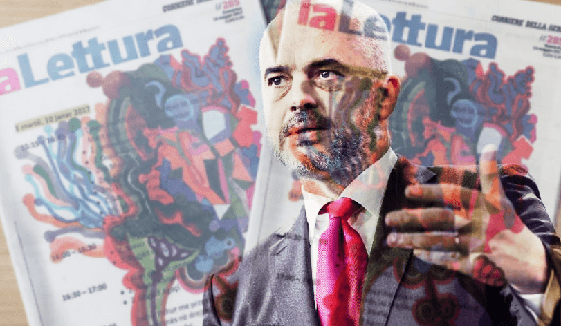 Italianët nisin ditën me pikturën e Kryeministrit Edi Rama!
