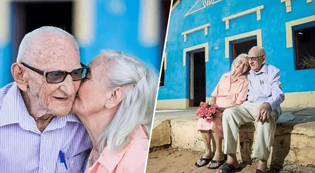 Çifti feston 65 vjetorin e martesës me fotosesion të mrekullueshëm