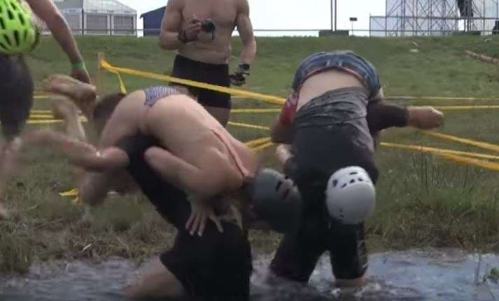 Gara ku burri mban gruan mbi kurriz, sfidohen me 500 metra distancë (VIDEO)