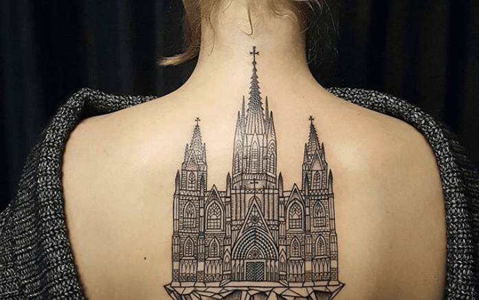 Arkitektura në tatuazhe