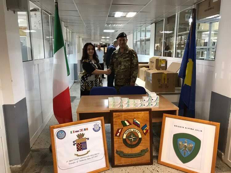 KFOR-i italian i dhuron barna QKUK-së