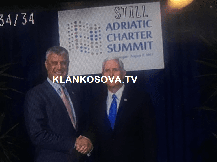 Foto nga takimi Thaçi-Pence