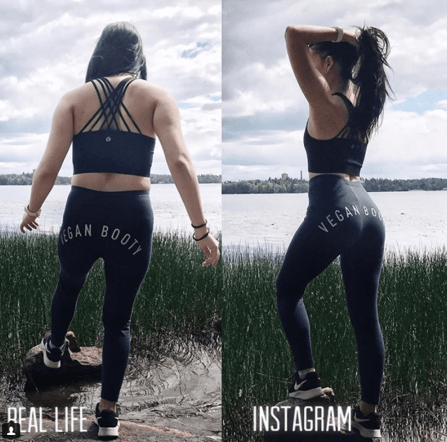 Fotografi që tregojnë që nuk duhet t'i keni zili trupat e përsosur në Instagram (FOTO)