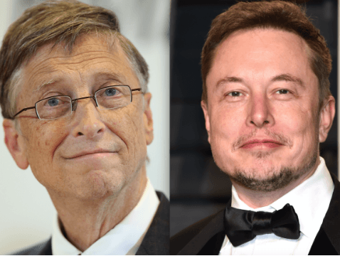 Shprehia ditore që kanë miliarderët Gates dhe Musk