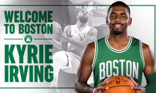 NBA: Kyrie Irving kalon te Boston Celtics