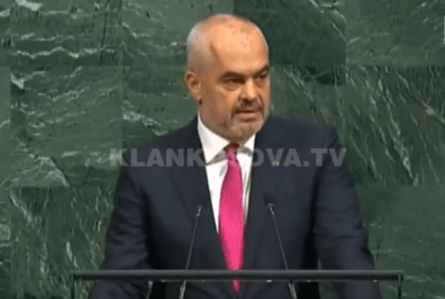 Rama lavdëron Kosovën në OKB (VIDEO)