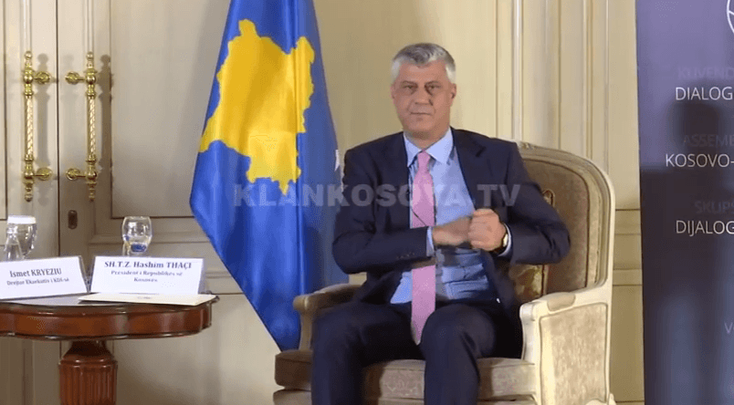 Thaçi debaton për dialogun (VIDEO)