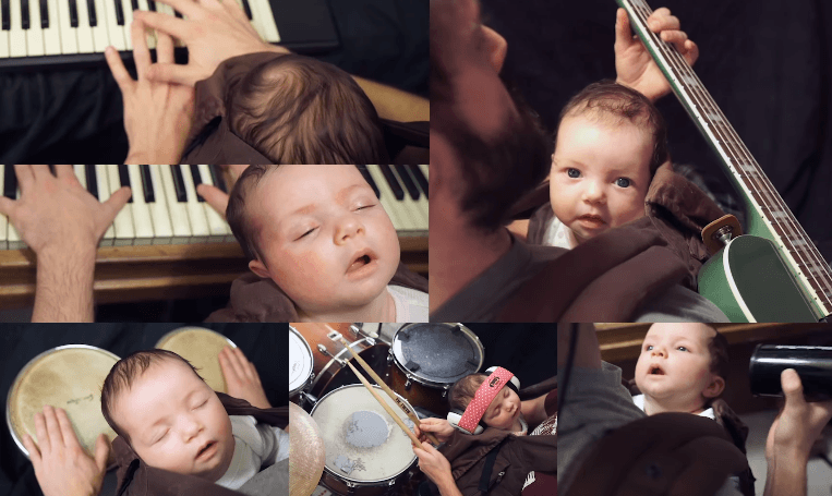 Ja si e qetëson ky baba, vajzën dymuajshe (VIDEO)