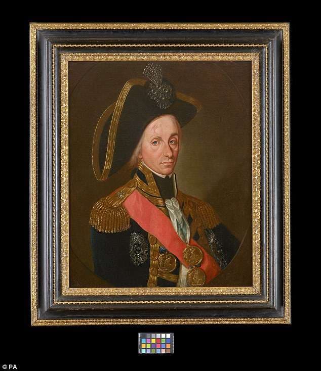 Pas 100 vjetësh, portreti i humbur i Lord Nelson shfaqet për herë të parë (FOTO)
