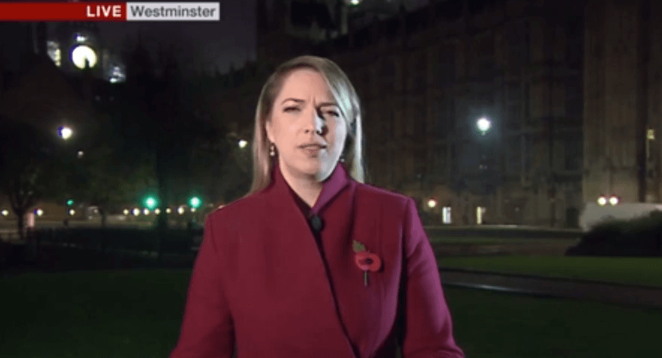 Zëra seksi në sfond gjatë raportimit të korrespodentes së BBC (VIDEO)