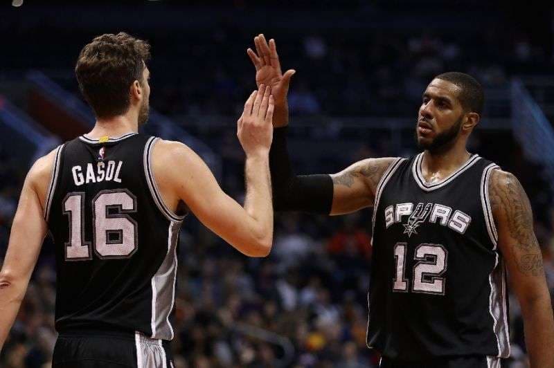 Aldridge dhe Gasol, double-double në fitoren e Spurs (VIDEO)