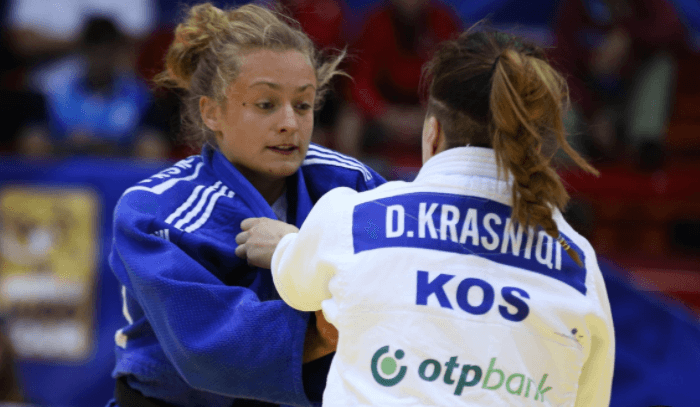 Distria Krasniqi siguron finalen në garë për medaljen e artë