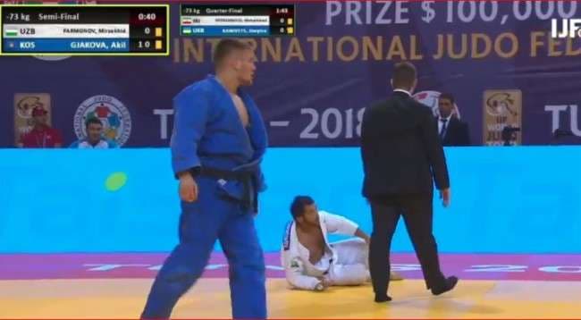 Akil Gjakova në finale të Grand Prix në Tunizi