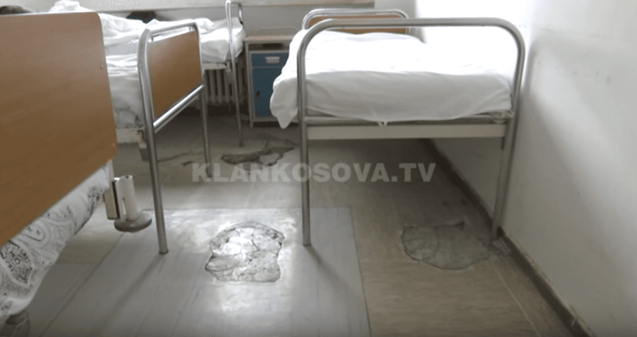 QKUK, dyshemetë e vjetra në spitalin e mushkërive (VIDEO)