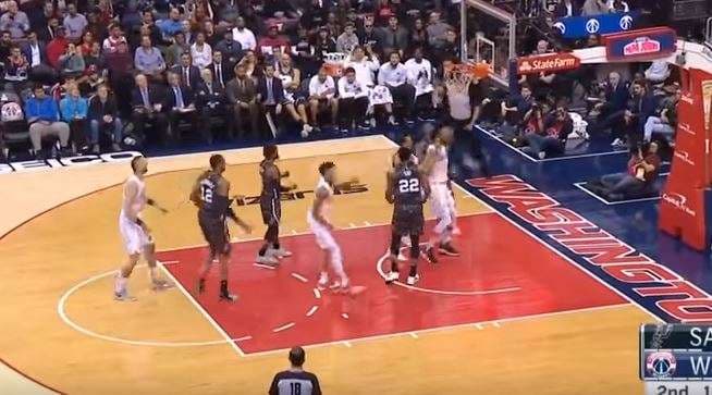 11 lojtarë me pikë dyshifrore në ndeshjen Wizards-Spurs (VIDEO)