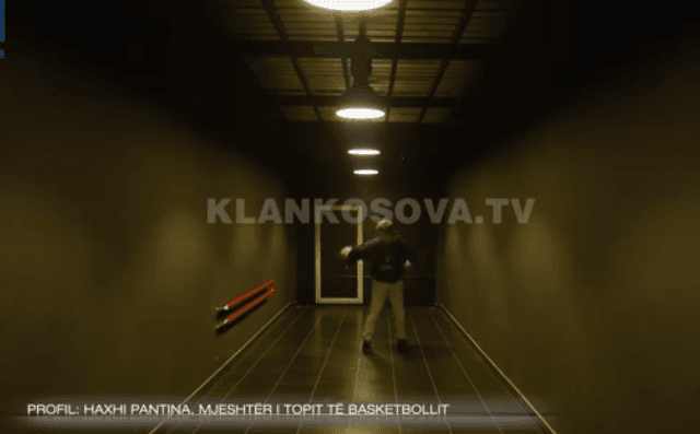 Haxhi Pantina, mjeshtër i truqeve dhe topit të basketbollit (VIDEO)