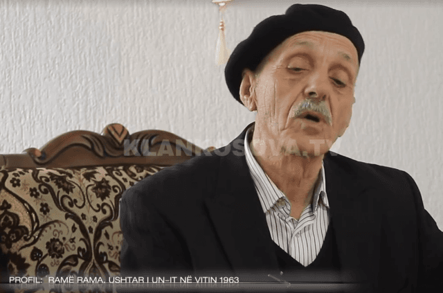  Ramë Rama, ushtari i UN- it që shërbeu në Egjiptin e viteve të 60-ta  (VIDEO)