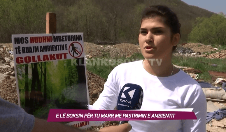 E “lë” boksin për t’u marrë me pastrimin e ambientit (VIDEO)