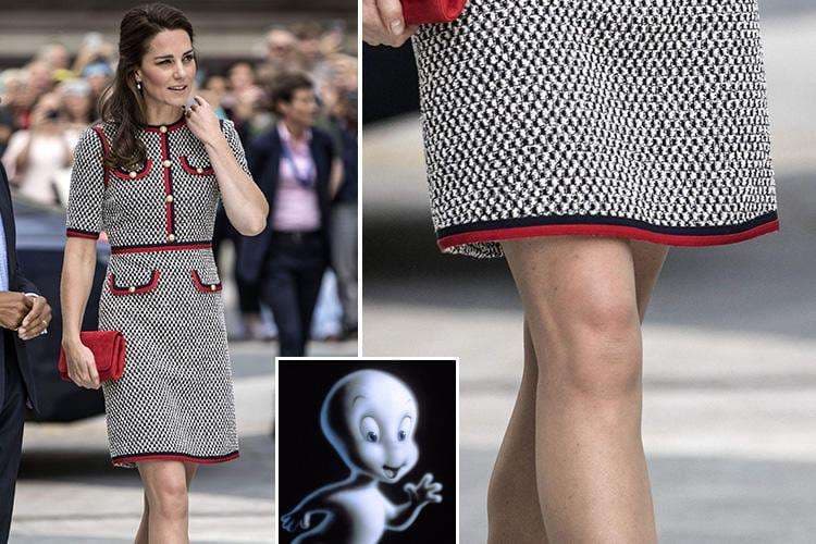 Fantazma Casper në gjurin e Dukeshës Kate (FOTO)