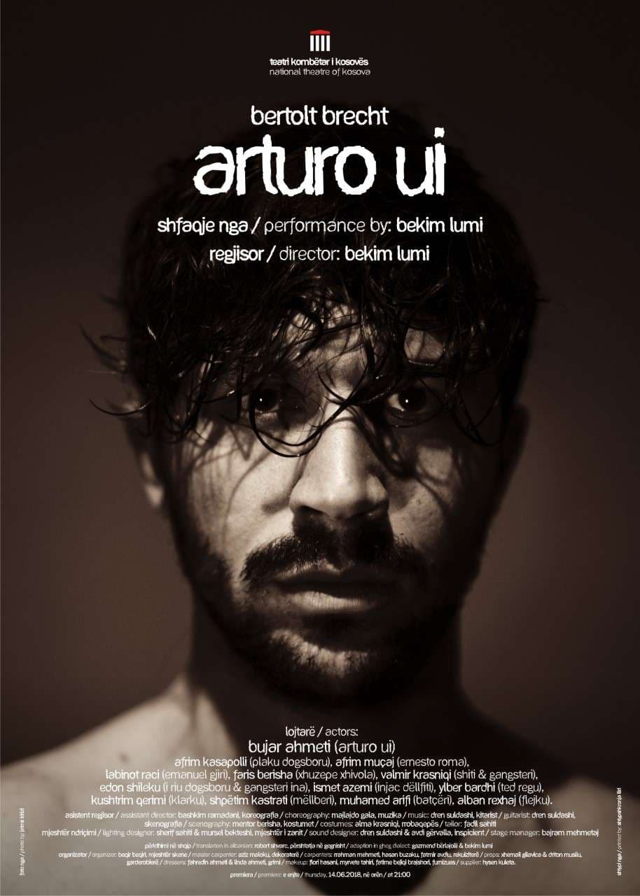 Nesër premiera e shfaqjes “Arturo Ui” nga Bekim Lumi