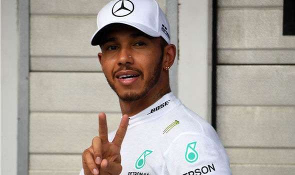 Luis Hamilton fitues i HungarianGP