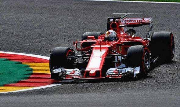 Vettel i pari në Belgjikë