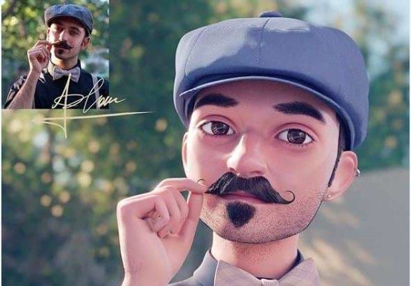 Artisti i cili mund t'i vizatoj njerëzit sikur të ishin personazhe të Disney Pixar