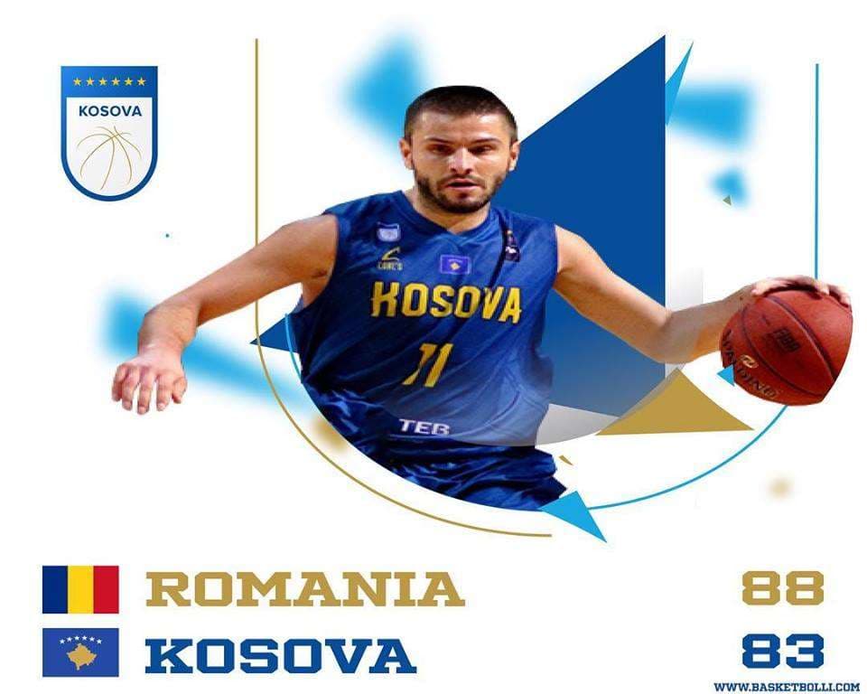 Kosova humb përballë Rumanisë me rezultat 88:83
