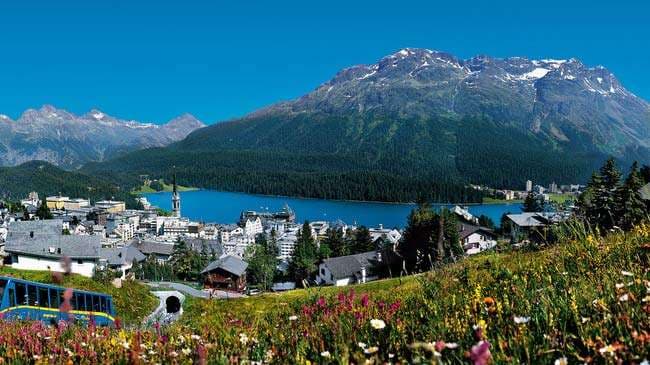 St. Moritz - qyteti i bukur turistik i Zvicrës (VIDEO)