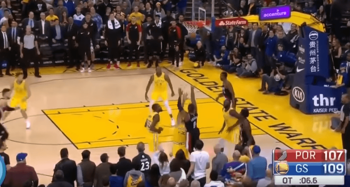 Lillard step kampionët me treshin fitues (VIDEO)