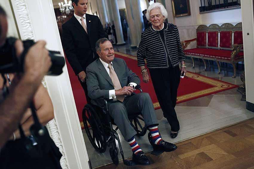 Historia e çorapeve shumëngjyrëshe të George H.W Bush
