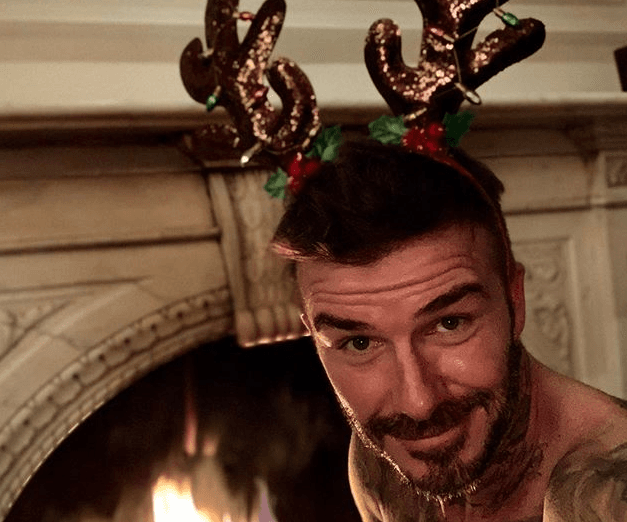 David Beckham uron Krishtlindjet i zhveshur (FOTO)