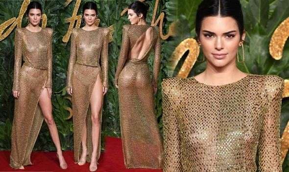 Kendall Jenner shfaqet elegante në Fashion Awards