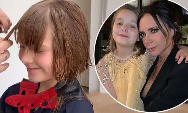 Viktoria Beckham i bën një stil interesant të flokëve vajzës së saj të vogël